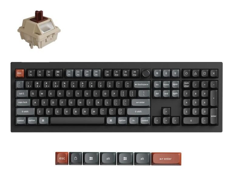 Keychron V6 Ultra, juoda (V6U-D3)