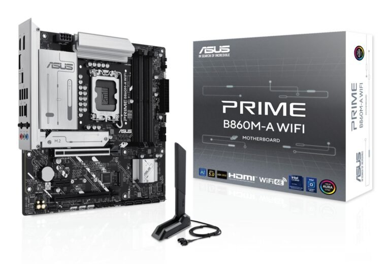 ASUS LGA1851 Micro-ATX DDR5 (PRIME B860M-A WIFI)