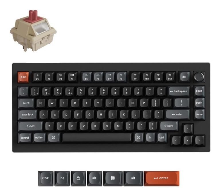 Keychron V1 Ultra, juoda (V1U-D1)
