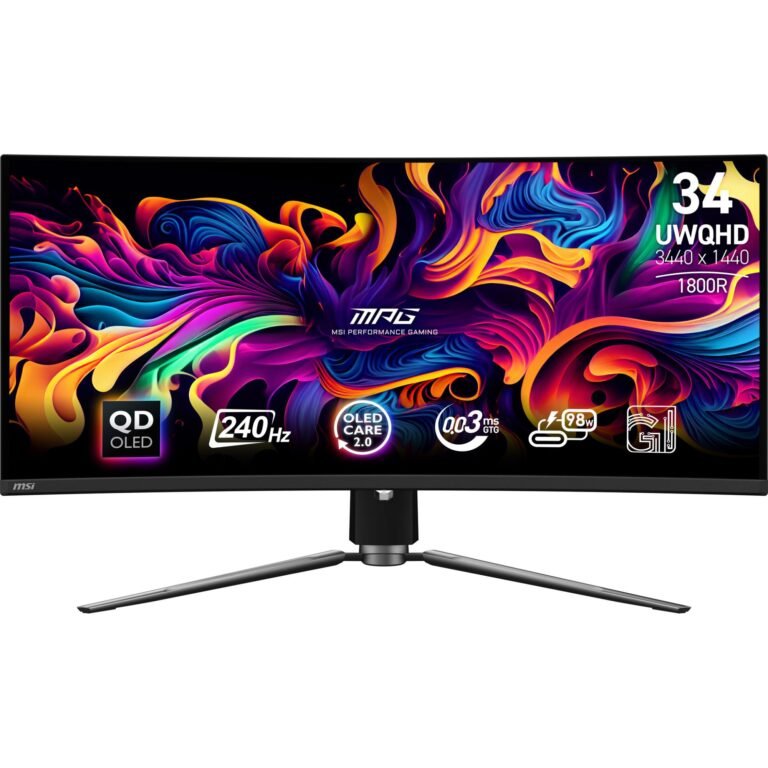 MSI MPG 341CQPX QD-OLED 34" UltraWide Quad HD