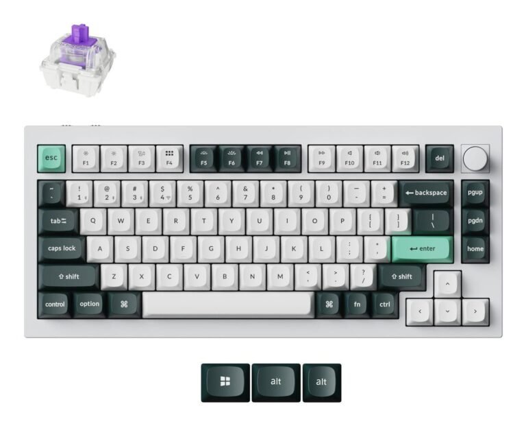 Keychron Q1 HE RGB Shell, balta