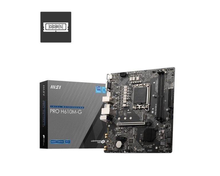 MSI H610 LGA 1700 DDR5
