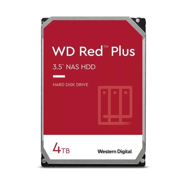 Western Digital Red Plus 4TB 3,5" 5400 rpm
