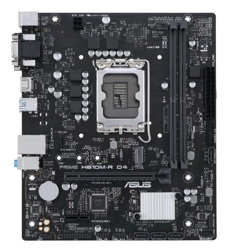 ASUS H610 LGA1700 Micro-ATX DDR4 (PRIMEH610M-RD4-SI)