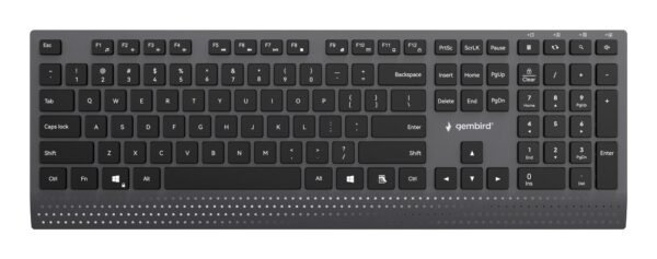 Gembird Multimedia ENG, juoda (KB-MCH-06)