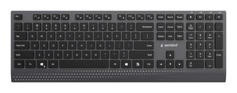 Gembird Multimedia ENG, juoda (KB-MCH-06)