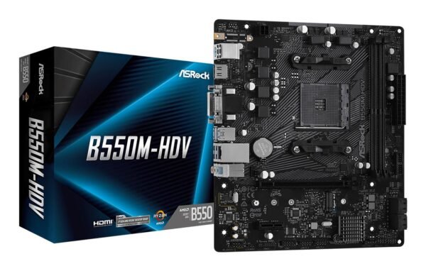 ASRock B550 AM4 MicroATX DDR4 (B550M-HDV)