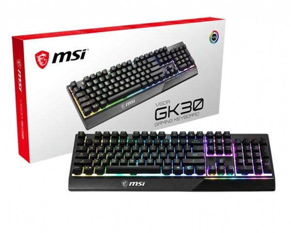 MSI Gaming ENG Vigor GK30 US, juoda