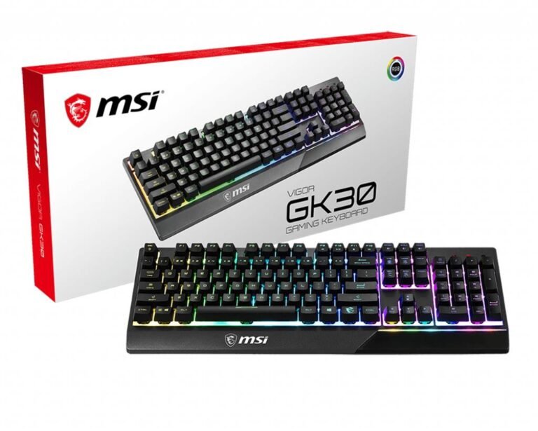 MSI Gaming ENG Vigor GK30 US, juoda