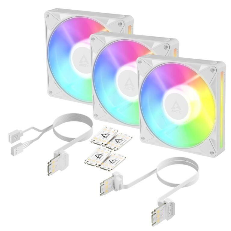 Arctic 140MM Bionix P14 ARGB 3-PACK, balta
