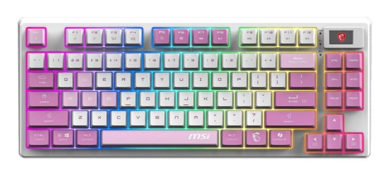MSI Gaming Violet US Forge GK600 TKL W Violet