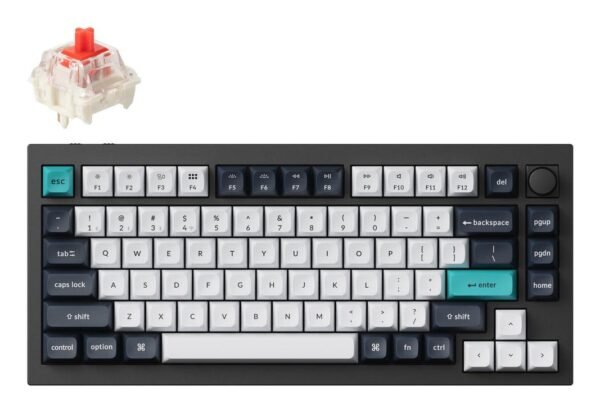 Keychron Q1 MAX RGB Carbon, juoda (Q1M-M1)