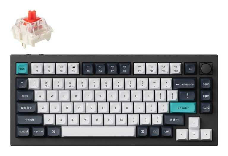 Keychron Q1 MAX RGB Carbon, juoda (Q1M-M1)