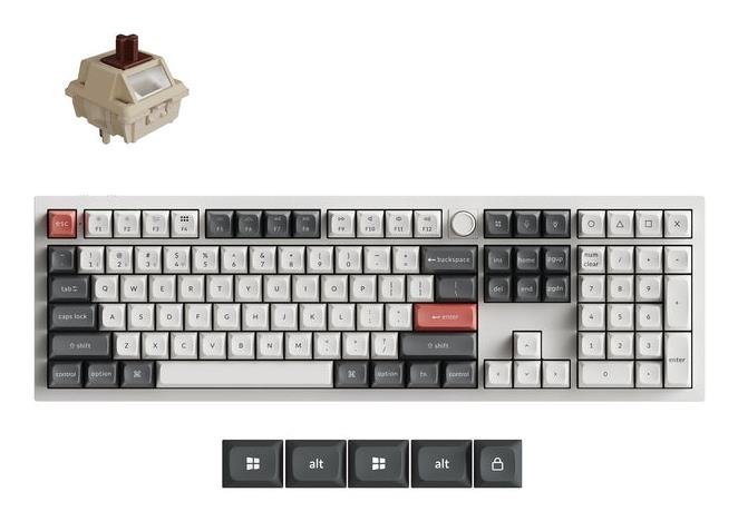 Keychron Q6 Ultra, balta (Q6U-P3)
