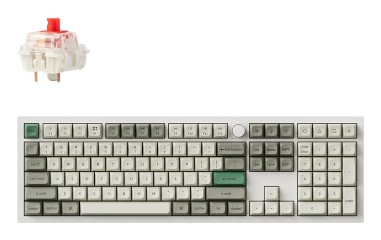 Keychron Q6 MAX RGB Shell, balta