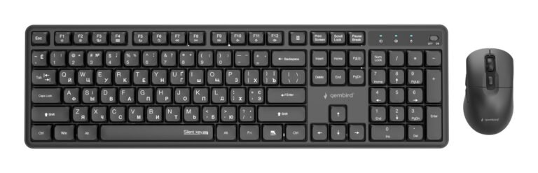 Gembird +Mouse Cyrillic, juoda