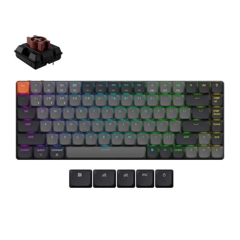 Keychron K3 RGB, juoda (K3X-B3)