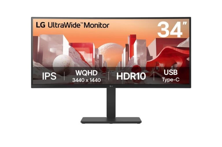 LG 34BA75QE-B 34" Wide Quad HD