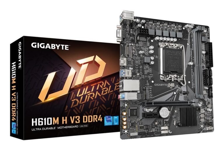 Gigabyte H610 LGA1700 Micro-ATX DDR4