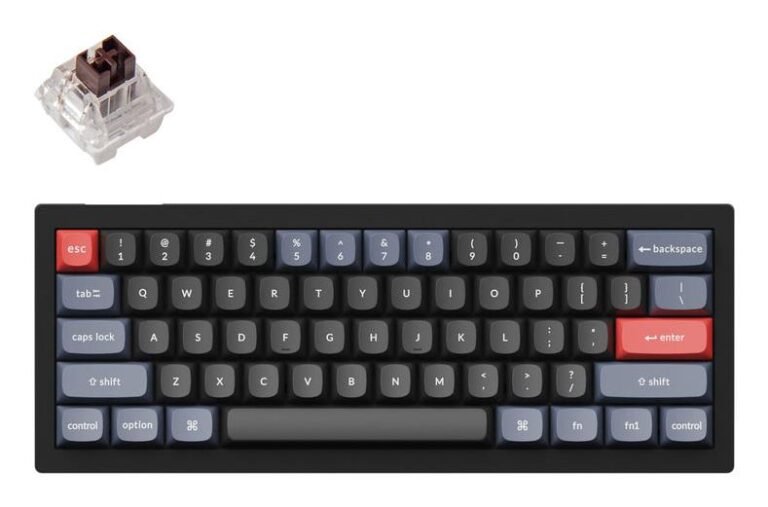 Keychron V4 RGB Carbon, juoda