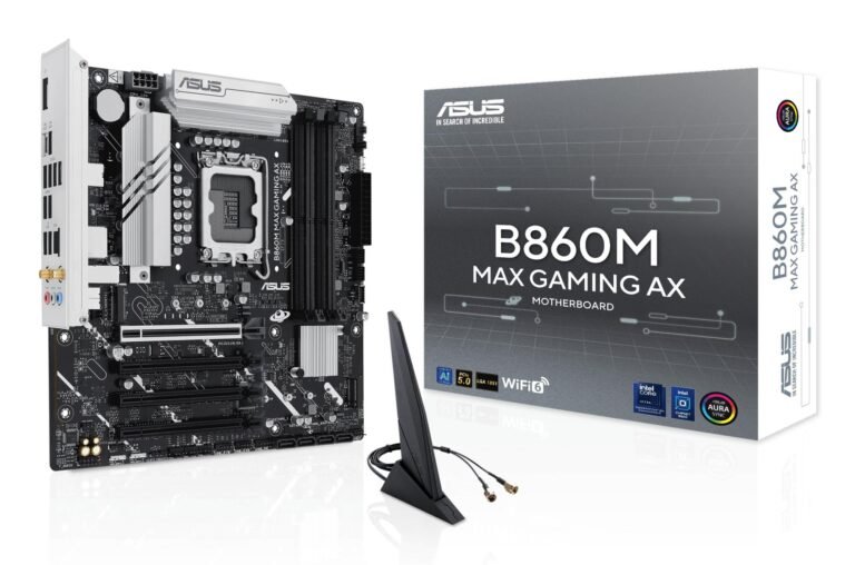 ASUS LGA1851 Micro-ATX DDR5 (B860M MAX GAMING AX)