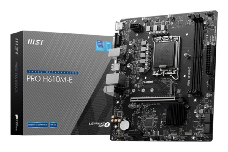 MSI H610 LGA1700 Micro-ATX DDR5