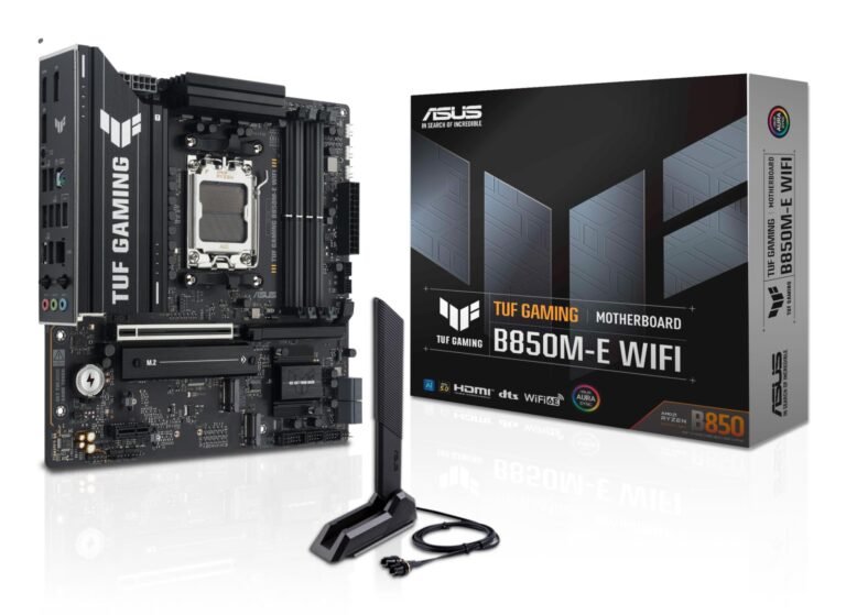 ASUS B850 AM5 Micro-ATX DDR5 (TUF GAMING B850M-E WIFI)