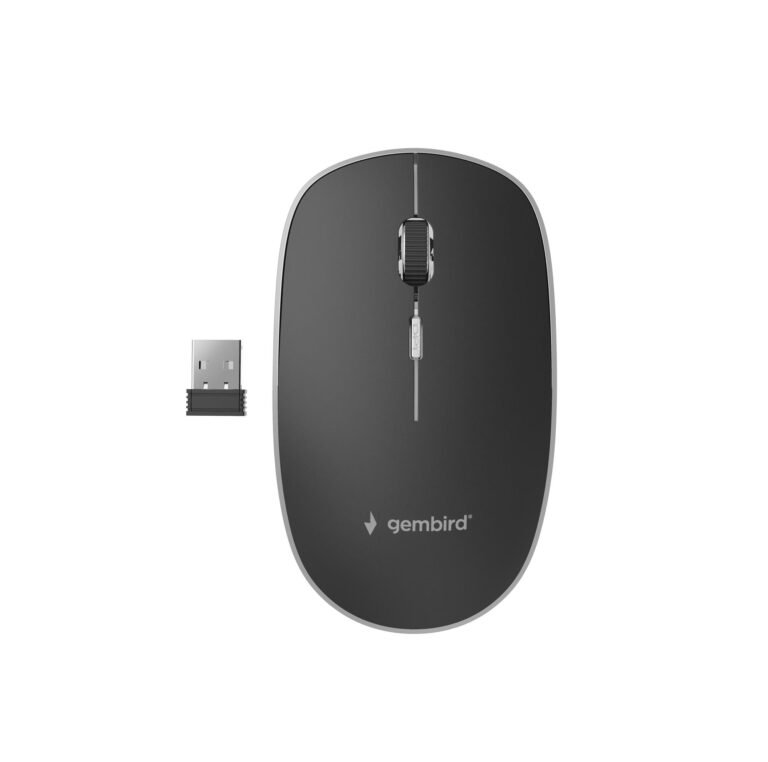Gembird Silent, juoda (MUSW-4BS-01)
