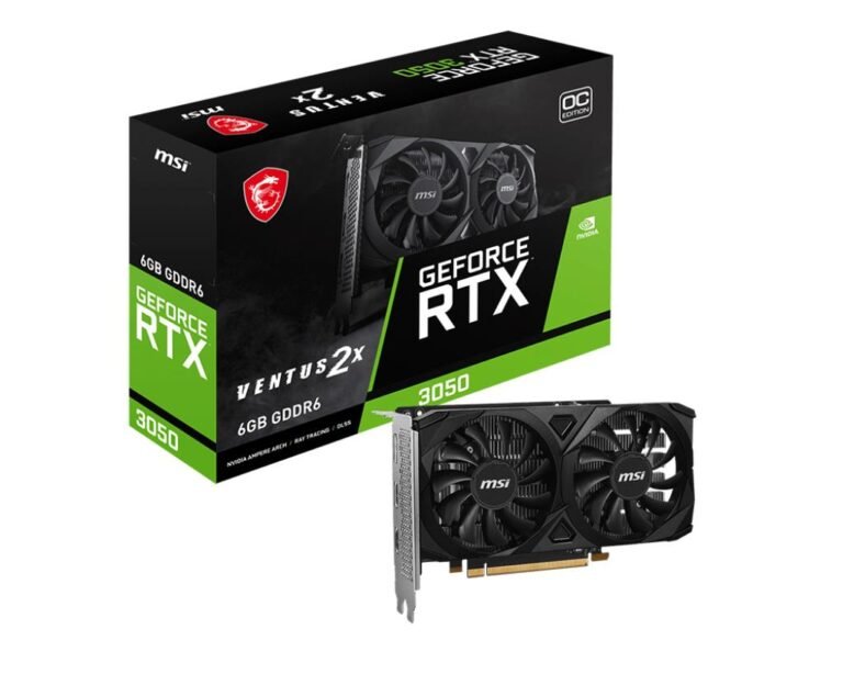 MSI GeForce RTX 3050 6 GB