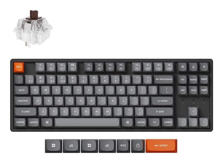 Keychron K8 MAX RGB, juoda