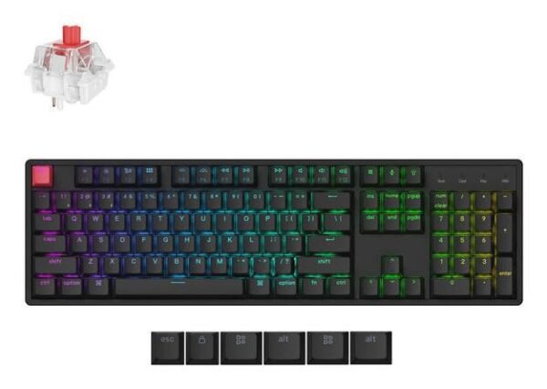 Keychron K10 RGB, juoda (K10X-J1)