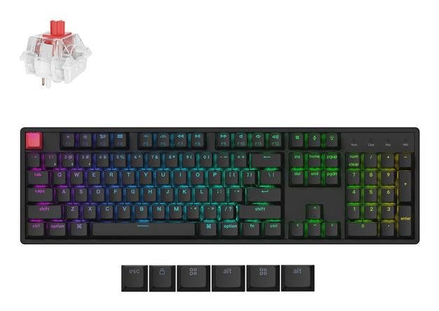 Keychron K10 RGB, juoda (K10X-J1)