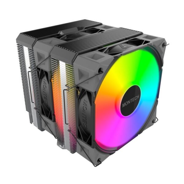 Montech, juoda (NX600 ARGB (B))