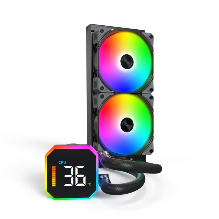 Montech Hyperflow Digital 240, juoda