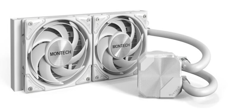 Montech Hyperflow SILENT240(W), balta