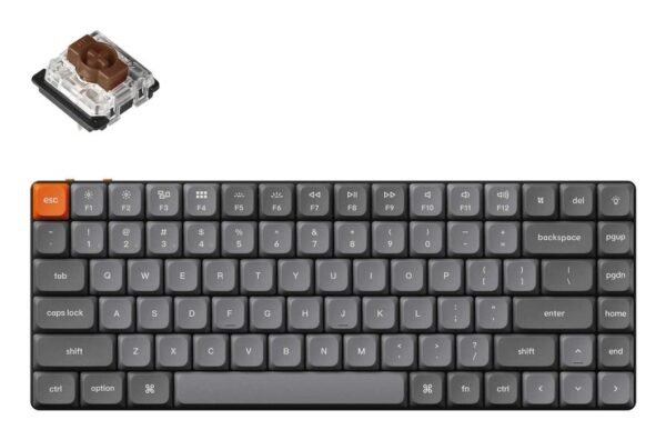 Keychron K3 MAX RGB, juoda (K3M-H3)
