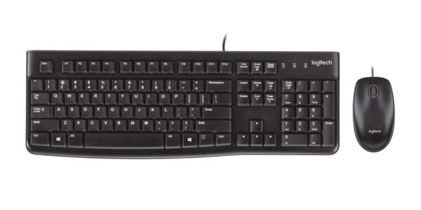 Logitech +Mouse Combo MK120, juoda