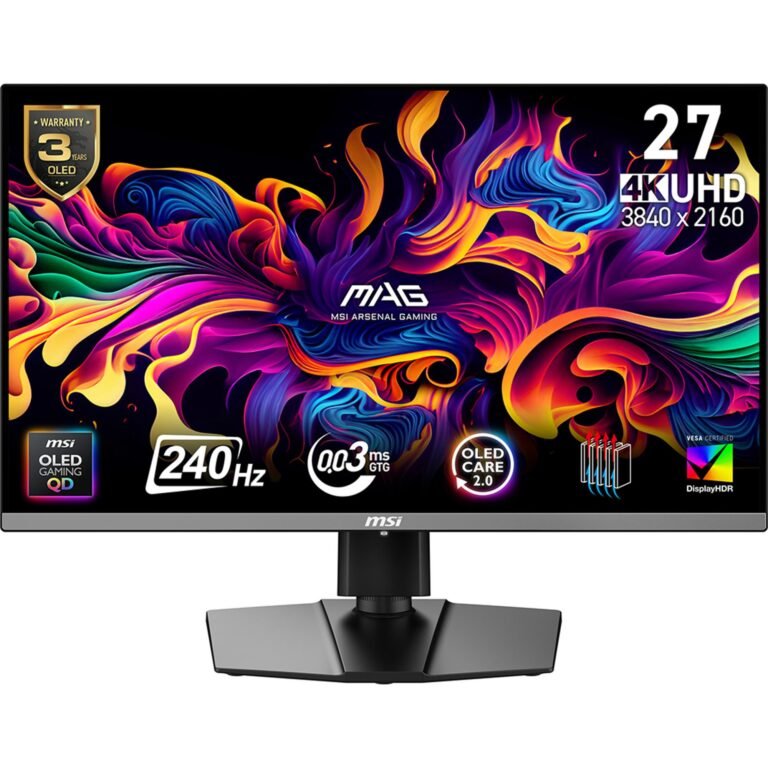 MSI MAG 272UP QD-OLED X24 26.5" 4K Ultra HD