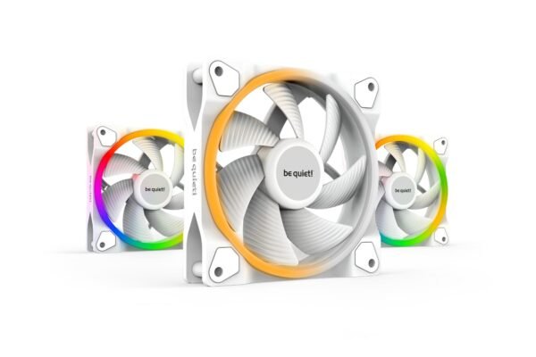 be quiet! 120MM Light Wings PWM PWM, balta
