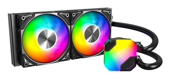 Montech Hyperflow ARGB 240 (B), juoda