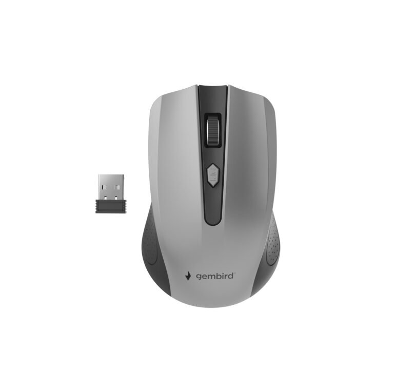Gembird GREY, juoda (MUSW-4B-04-BG)