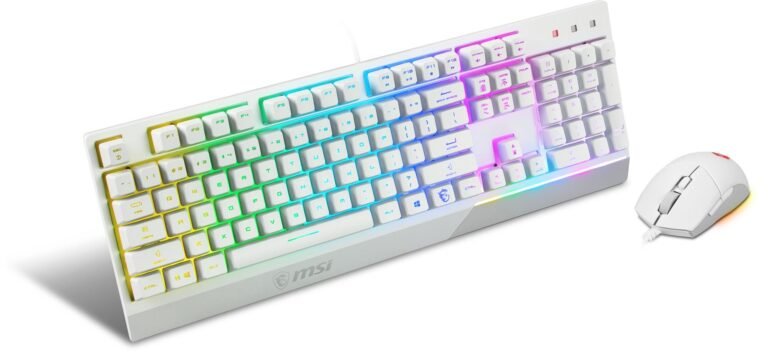 MSI +Mouse Vigor GK30 Combo US, balta