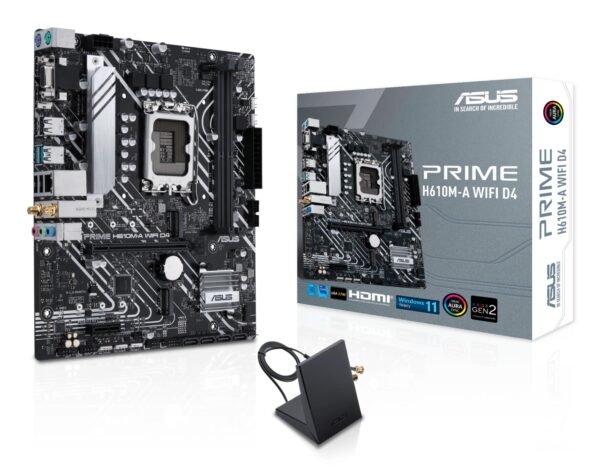 ASUS H610 LGA1700 Micro-ATX DDR4 (PRIMEH610M-AWIFID4)
