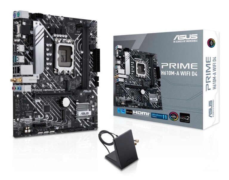 ASUS H610 LGA1700 Micro-ATX DDR4 (PRIMEH610M-AWIFID4)