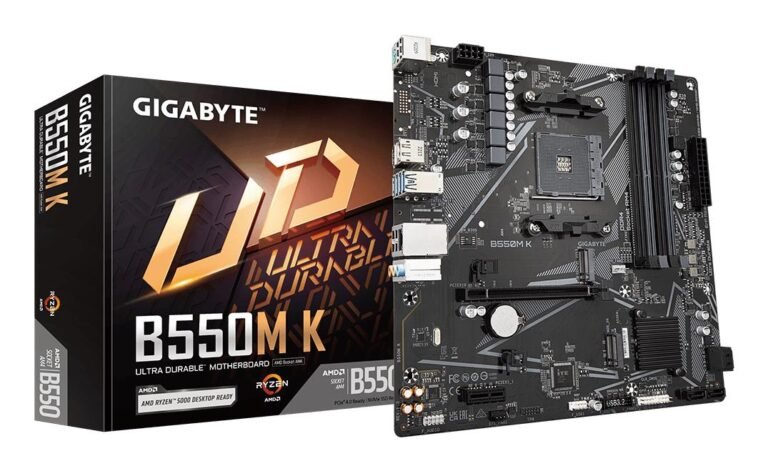 Gigabyte B550 AM4 Micro-ATX DDR4