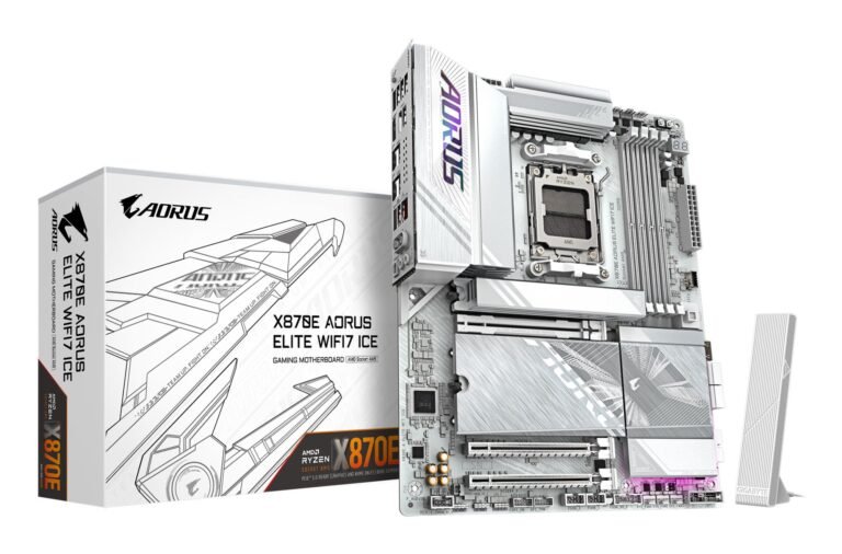Gigabyte X870E AM5 ATX DDR5 (X870E A ELITE WF7 ICE 1.2)