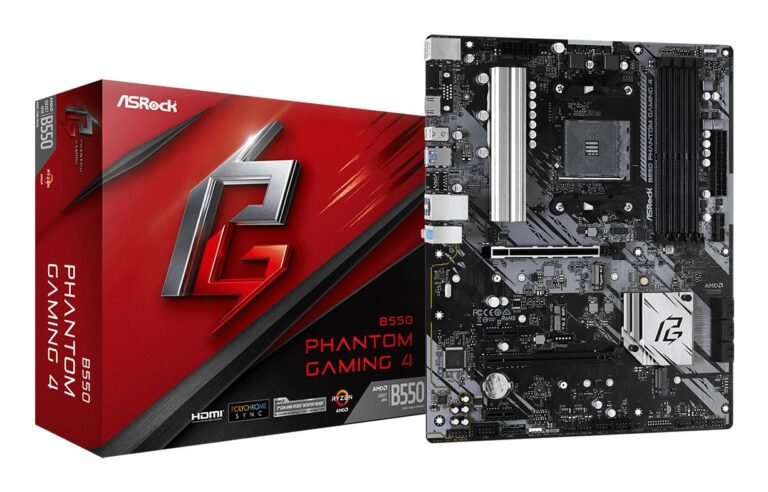 ASRock B550 AM4 ATX DDR4 (B550PHANTOMGAMING4)