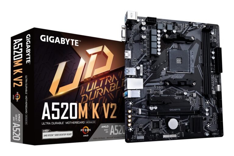 Gigabyte A520 AM4 Micro-ATX DDR4 (A520MKV21.1)