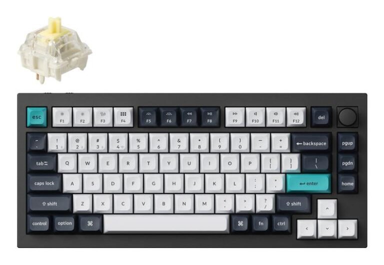 Keychron Q1 MAX RGB Carbon, juoda (Q1M-M4)