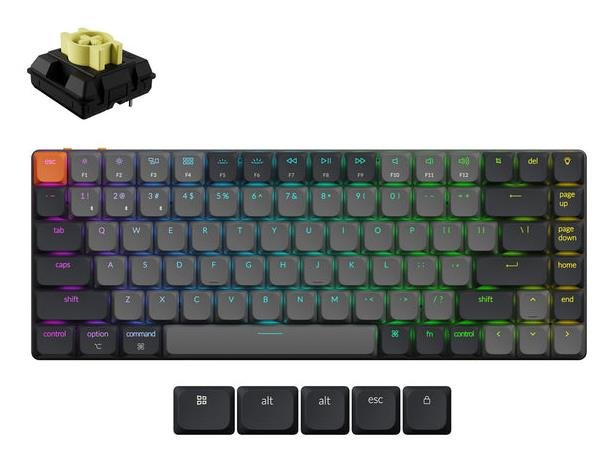 Keychron K3 RGB, juoda (K3X-B4)